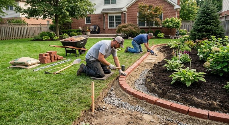 Brick Border Installation in Norwalk, CT