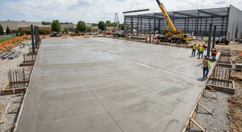 Commercial Slab Construction in Longmont, CO