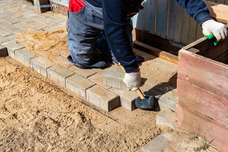 Patio Brick Installation in Greenwich, CT